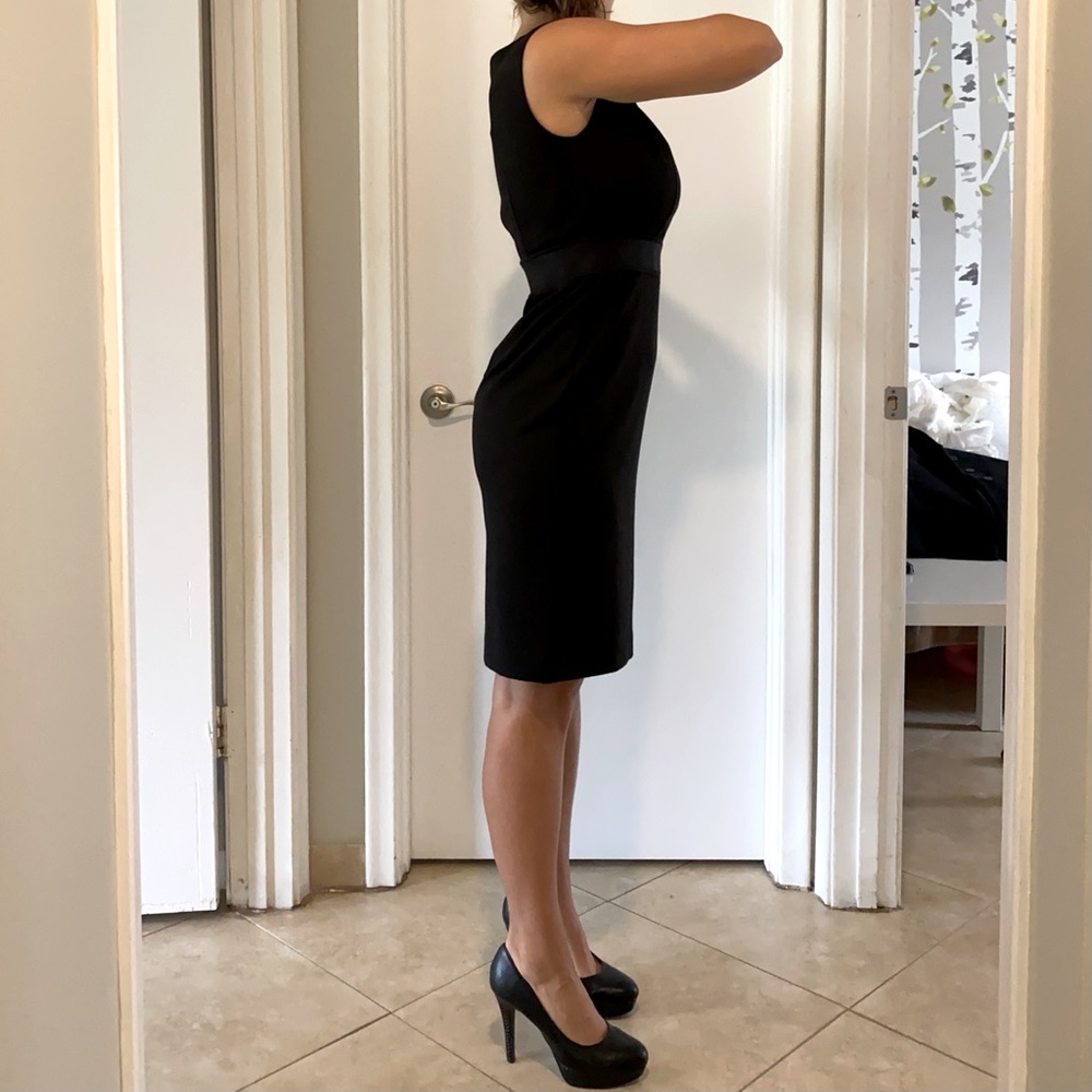 Ann Taylor black dress NEW WITH TAGS. Knee length perfect for work & events